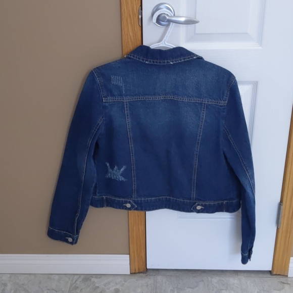 Cropped denim jacket / size M - Picture 2 of 5